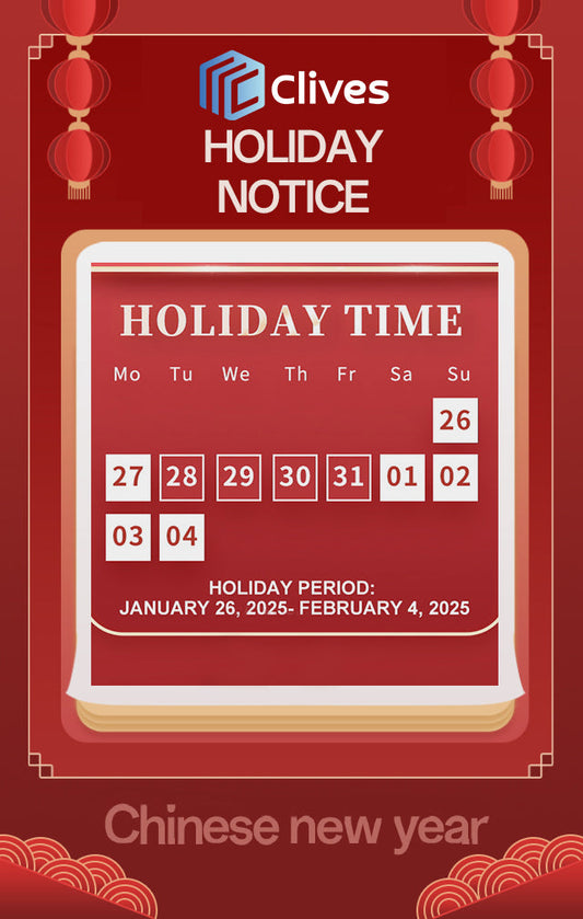 CLIVES Chinese New Year Holiday Notice