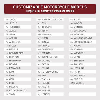 M6 Motorcycle Diagnostic Tool For Harley BMW Supports 70+ Motor Brands, Full System Coverage, Real-time Recording, Printable Reports