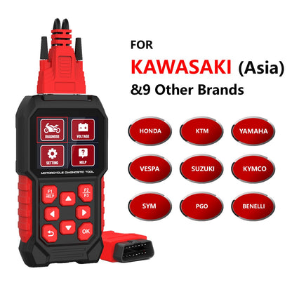 M4 Series  Collection Motorcycle Diagnostic Tool OBD2 Code For Honda, Yamaha, Kawasaki, Suzuki, other 23 brands are available for selection