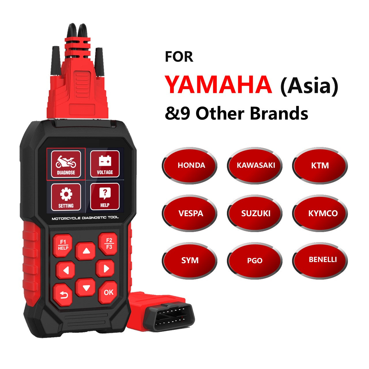 M4 Series  Collection Motorcycle Diagnostic Tool OBD2 Code For Honda, Yamaha, Kawasaki, Suzuki, other 23 brands are available for selection